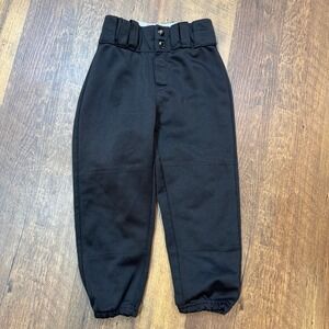 Louisville Slugger Xone Softball Pants Girls Small Black Athletic Game Uniform